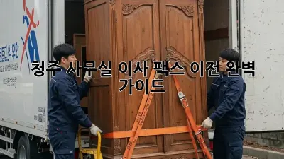 청주 사무실 이사, 팩스 이전 완벽 가이드